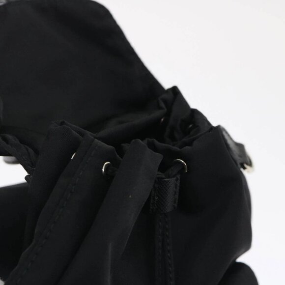 PRADA Chain Mini Shoulder Bag Nylon Black - Picture 7 of 16